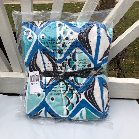 Vera Bradley Other - Vera Bradley Go Fish Blue Blanket New